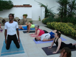 yoga class at Sultan Palas Dalyan 